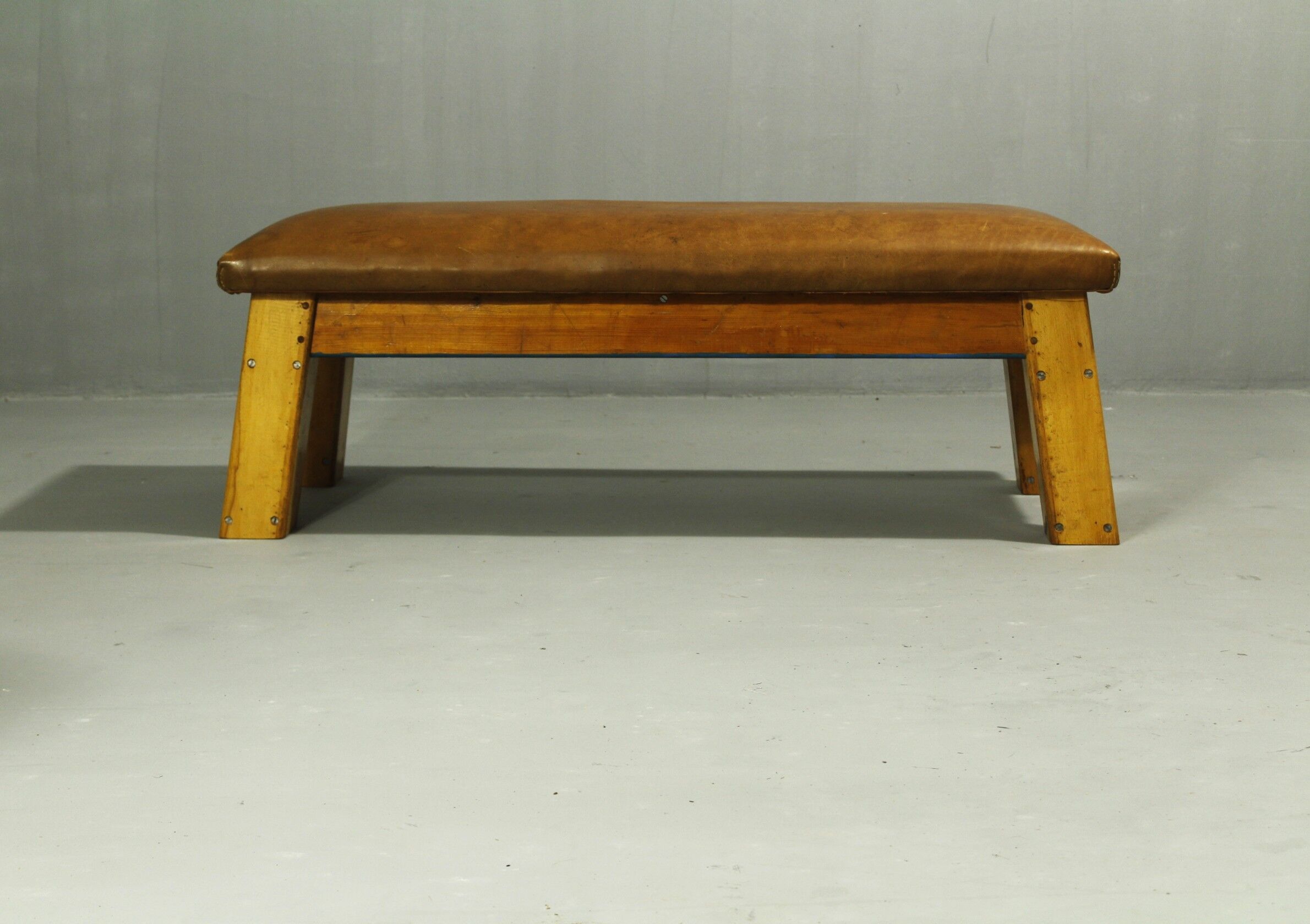 Leather Bench, 1950s II