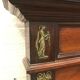 Napoleon period bed in mahogany and veneer XIX century