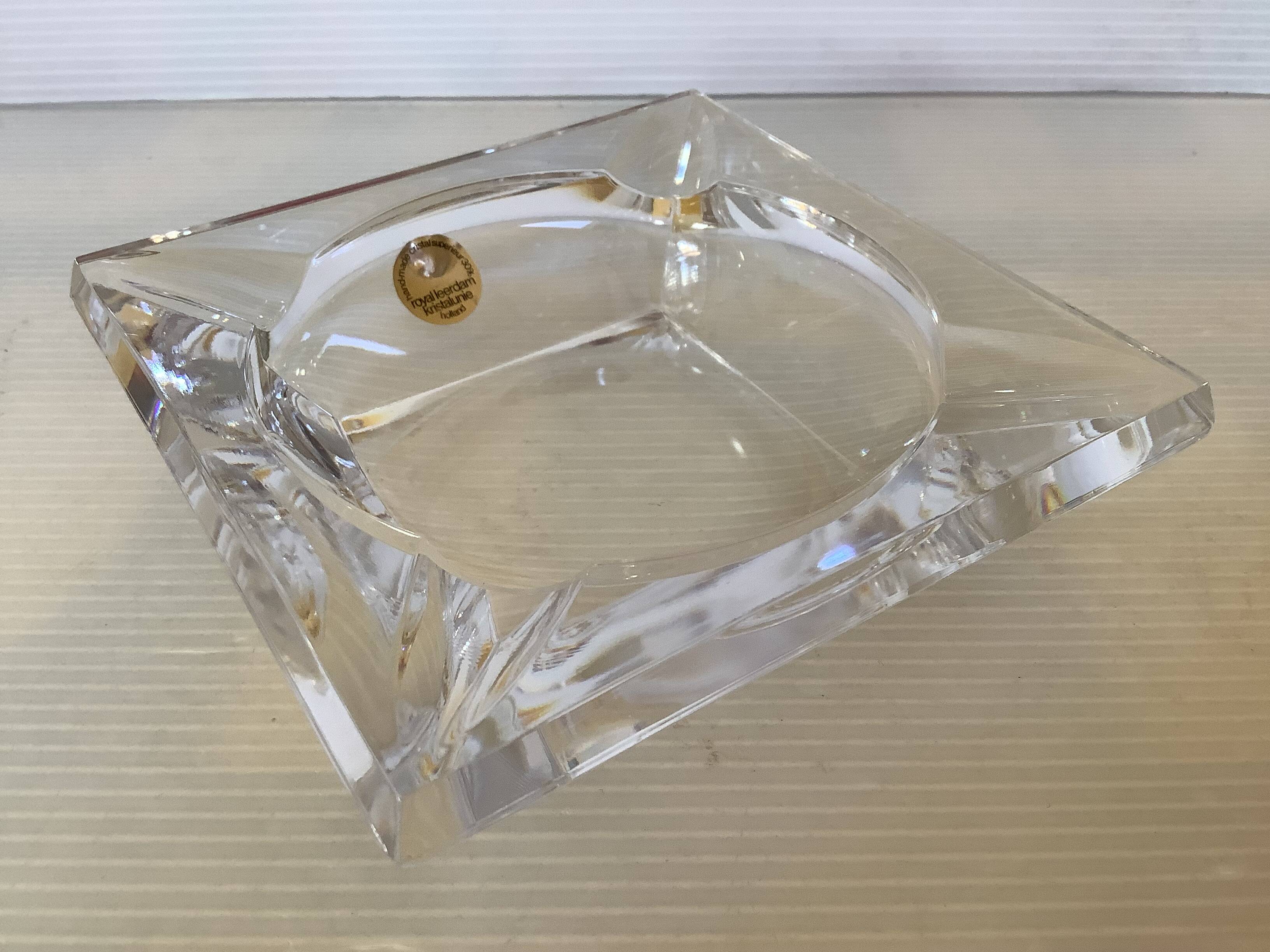 Holland Crystal Ashtray