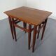 Danish Teak Nesting Tables, 1960s, Set of 2