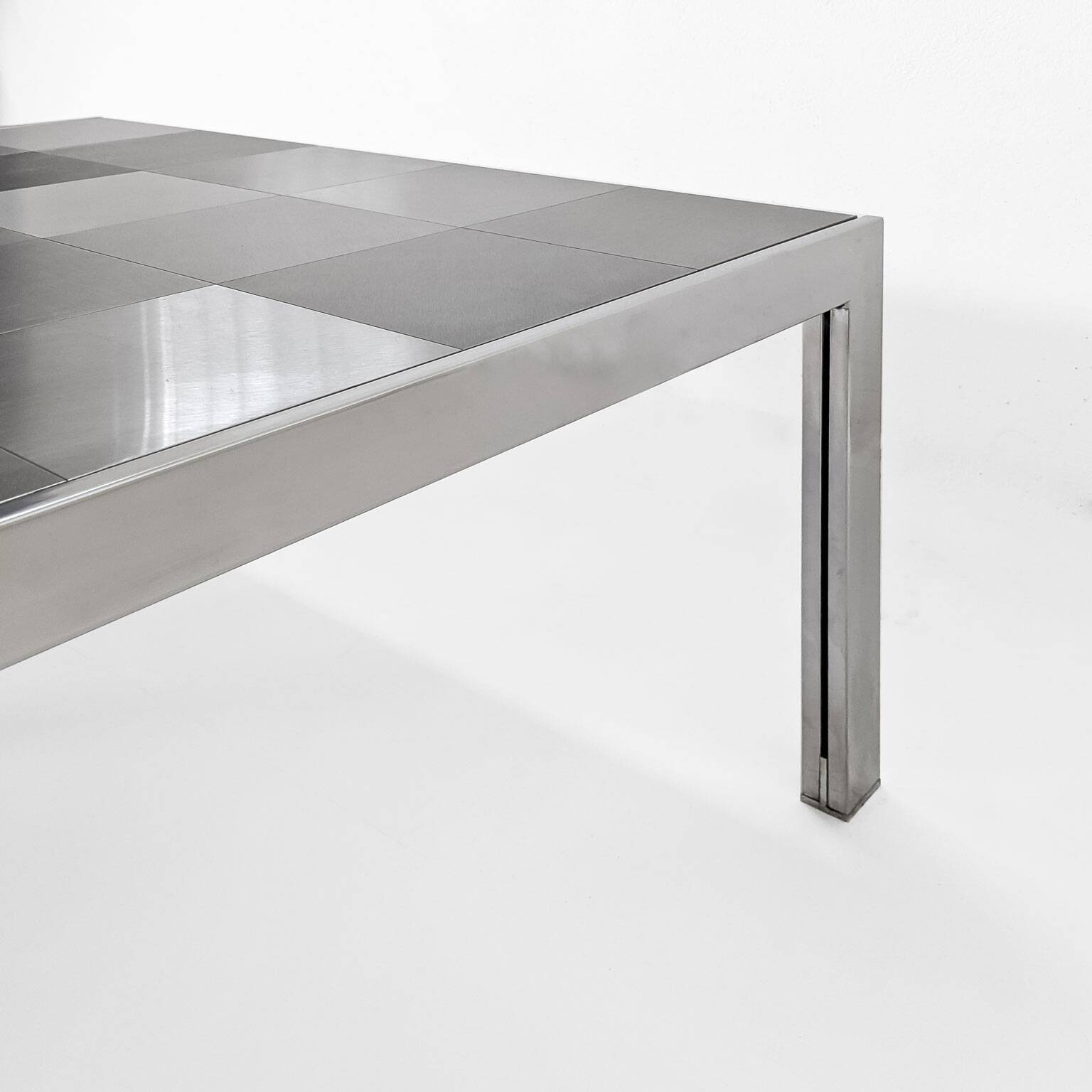 Steel coffee table by Ross Littell, Luar model, 1970
