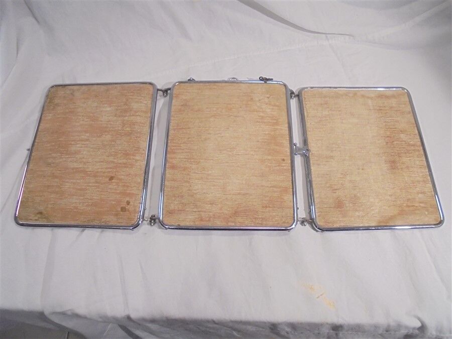 Barber triptych mirror 69x28cm