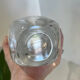 Asymmetrical crystal vase by Schneider from the 1960s - 1970s.