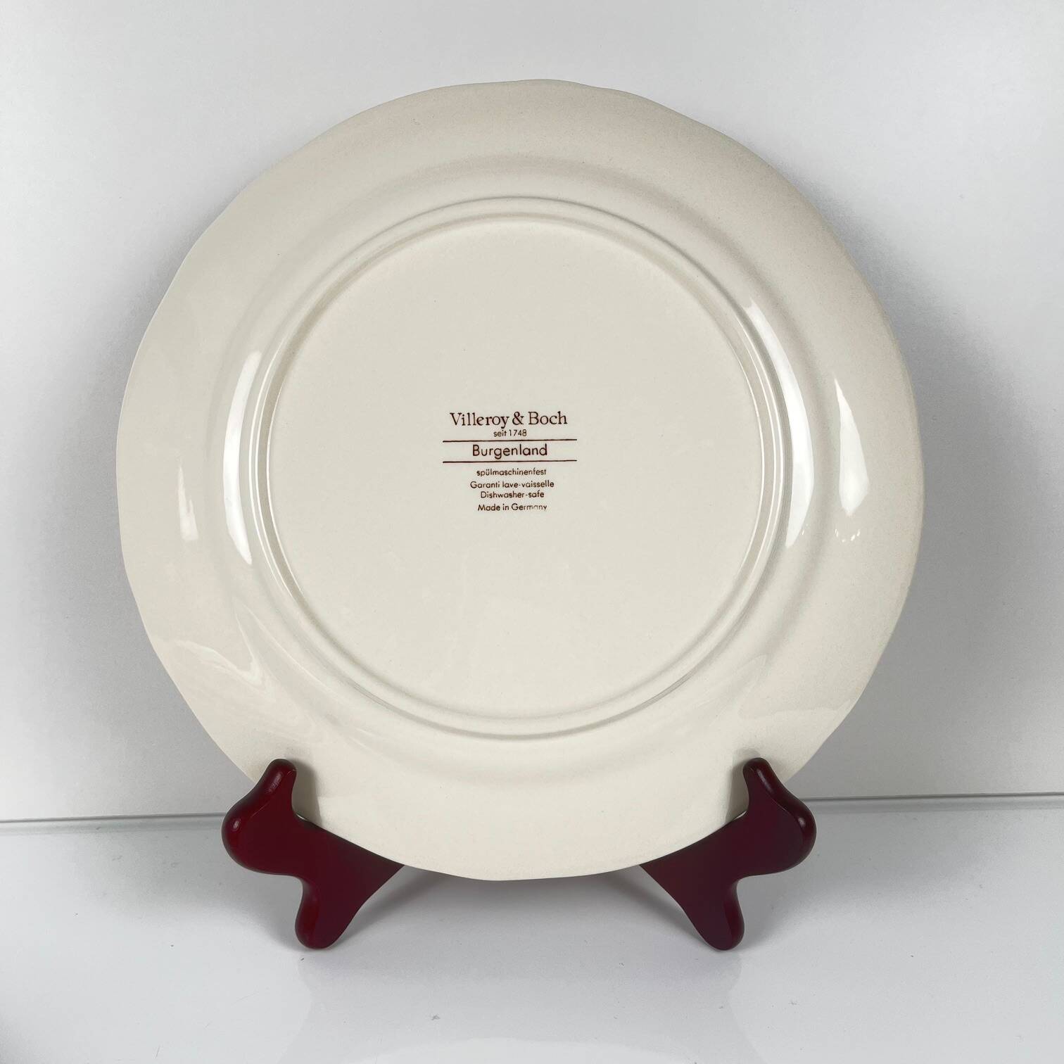 Set de 4 assiettes plates "Burgenland"rouge, Villeroy & Boch