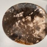 Dish in petrified wood