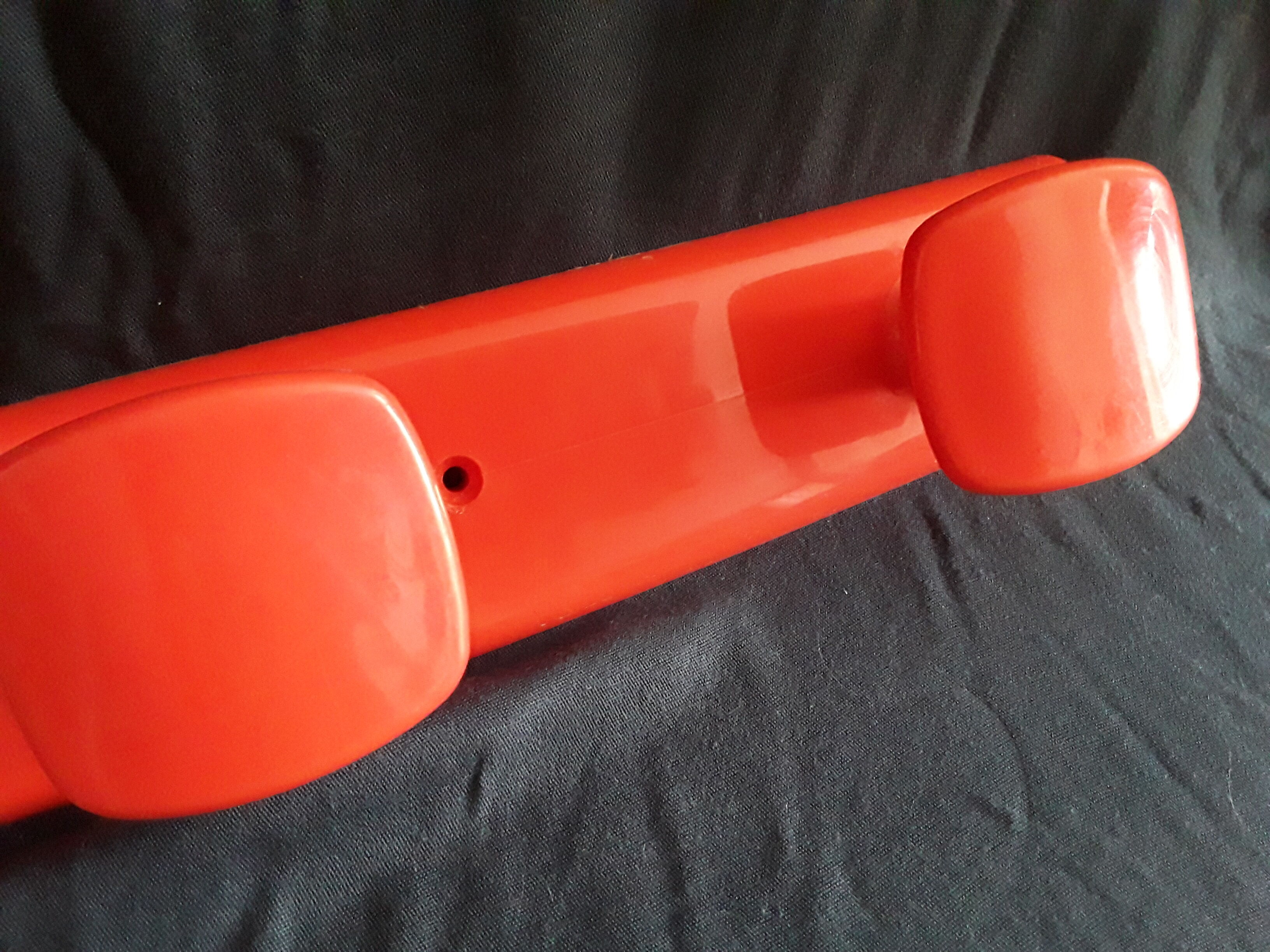 Porte manteau mural orange Syla 1970