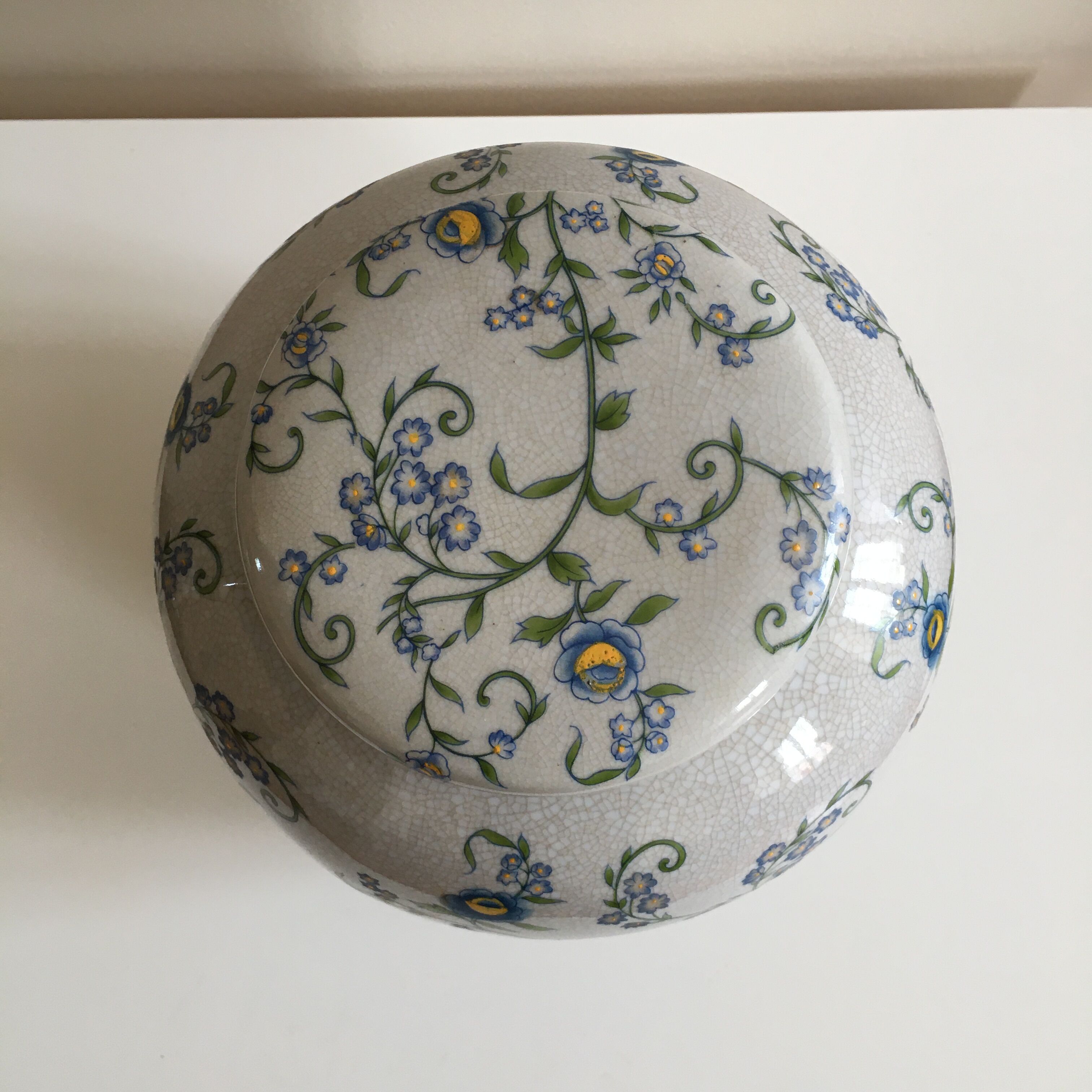 Vintage ginger pot, height 26 cm