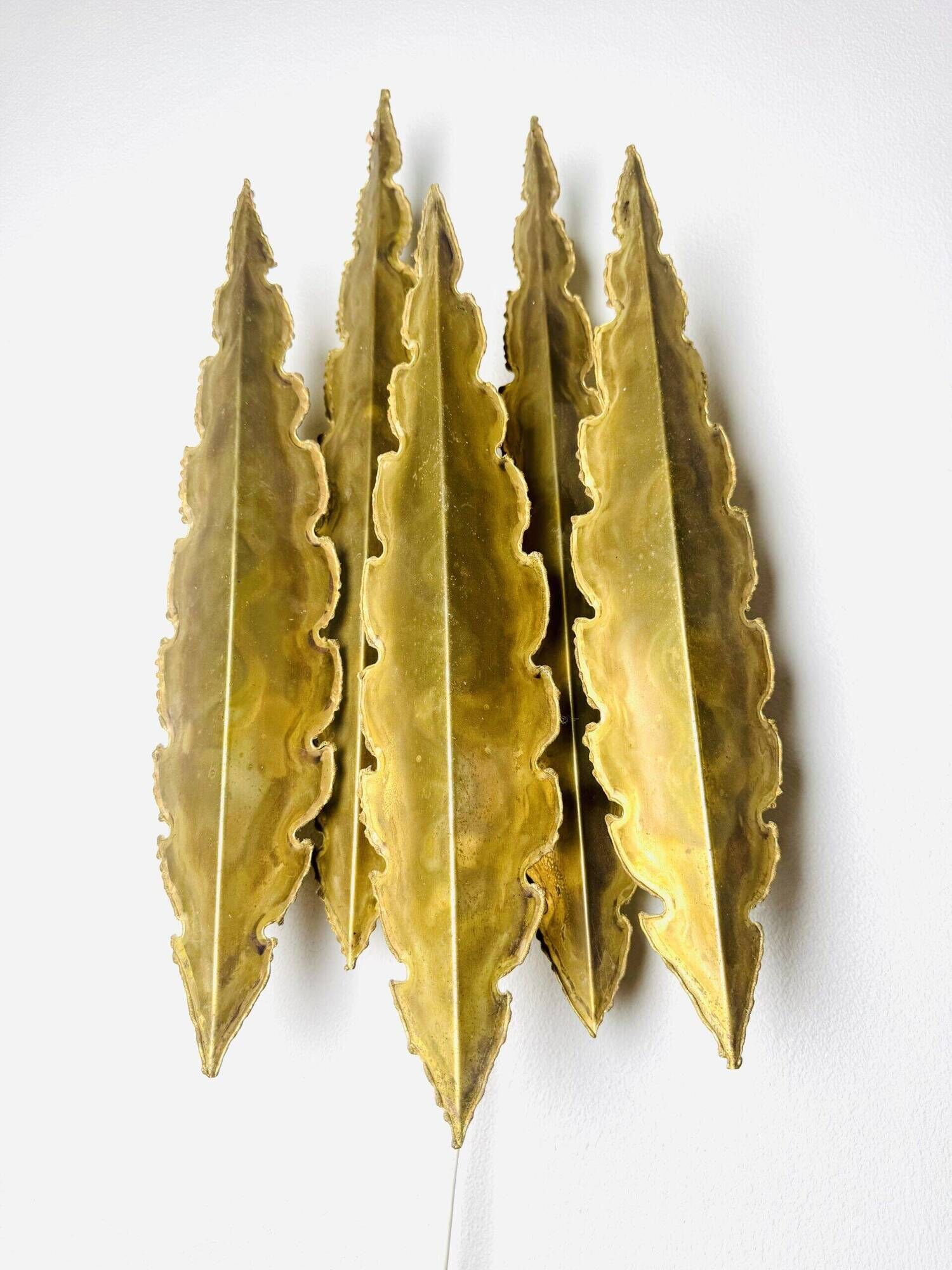 Large Model 5195 Brutalist Wall Light By Svend Aage Holm-Sørensen For Holm-Sørensen & Co, Denmark 1960S