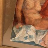 Aquarelle , nu de Madeleine Charles