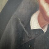 Large portrait of Saint John Eudes, oil on canvas, 19th century