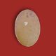 Small vintage oval mirror in gilded resin – 1960s