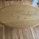 Solid oak dining table, unique creation.