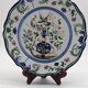 Paire d'assiettes en faïence de Nevers signées Félicien Cottard entre 1898 et 1908