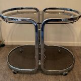Desserte bar sur roulettes des années 70