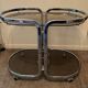 70s bar trolley on wheels