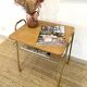 Vinyl holder side table