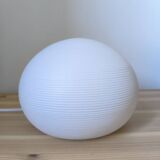 Table lamp in white opaline glass
