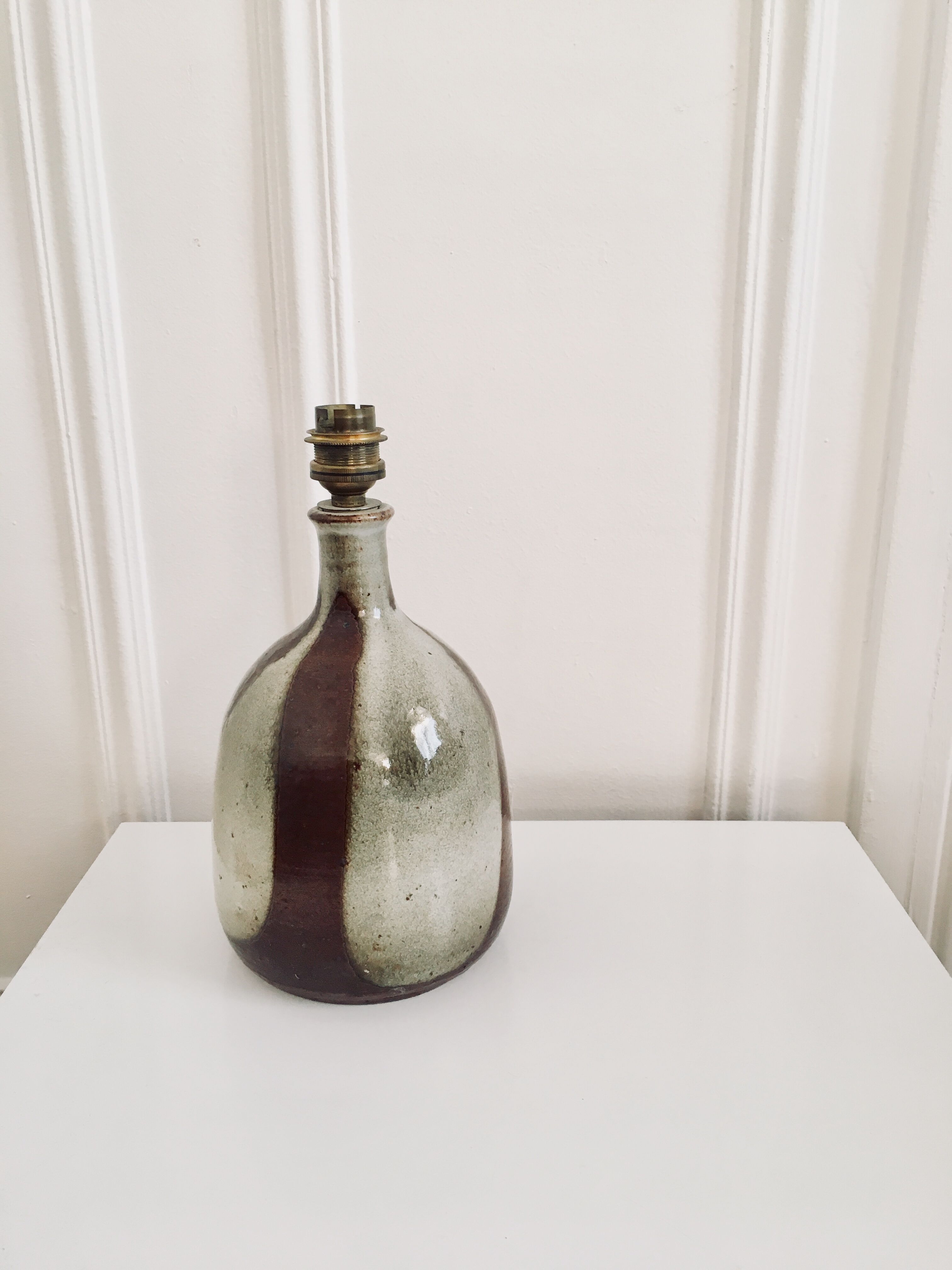 Lamp vintage ceramic signed André Bodin