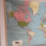 Old world map planisphere Royal Interocean Lines