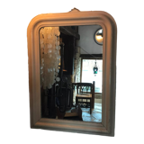 Louis Philippe period mirror, ecru lacquered