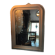 Louis Philippe period mirror, ecru lacquered