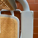 Set of 3 Cesca B64 Marcel Breuer gray armchairs