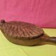 Rare folk art large old salt box carved wood