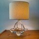 Lampe vide poche cristal années 60