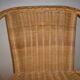 Armchair child vintage rattan wicker