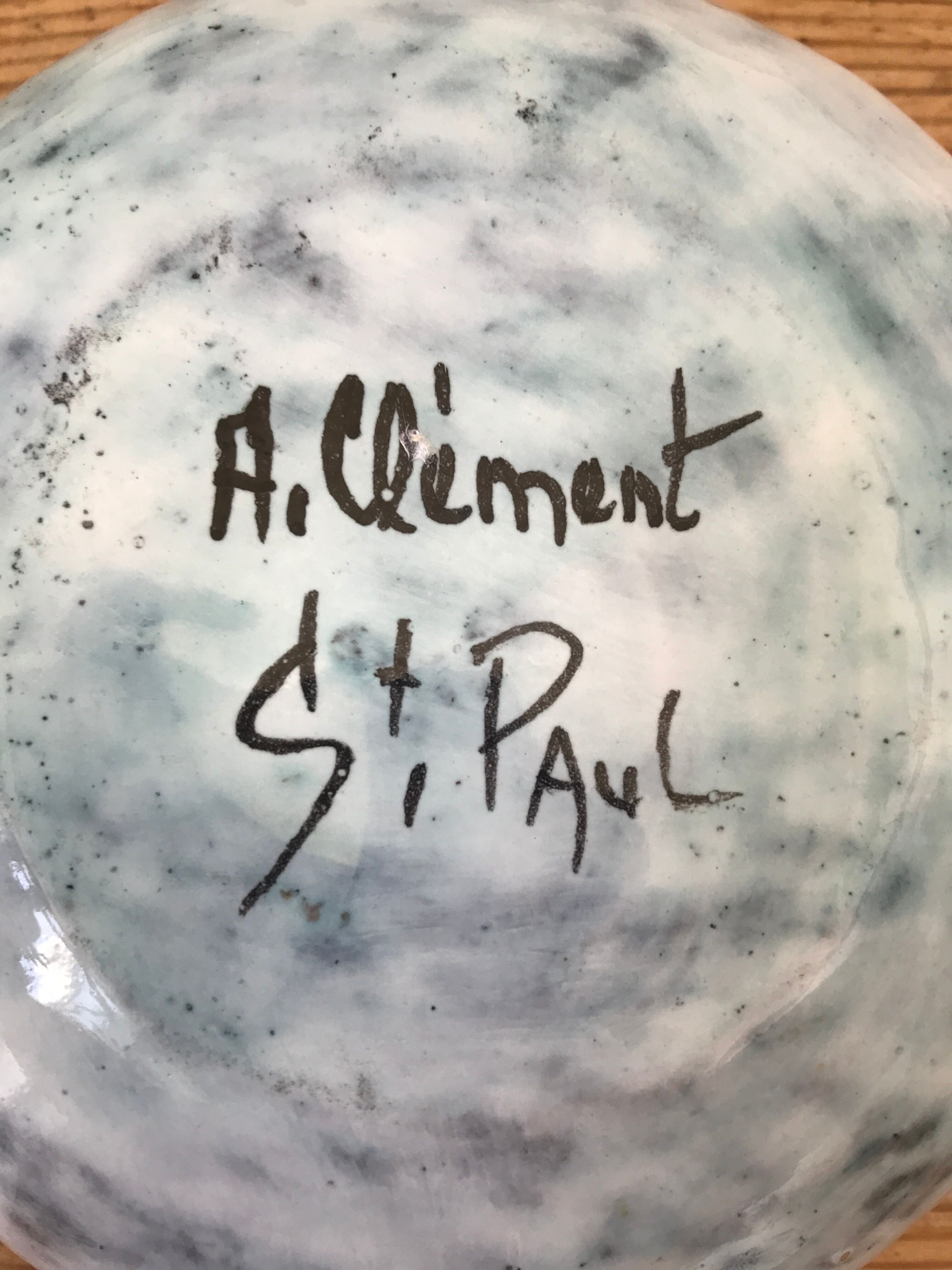 Vide poche de A. Clément à St Paul de Vence