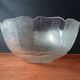 Punch service, salad bowl, 8 vintage glass bowls, Primavera Italy