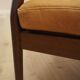 Danish oak sofa with leather upholstery, 1960s