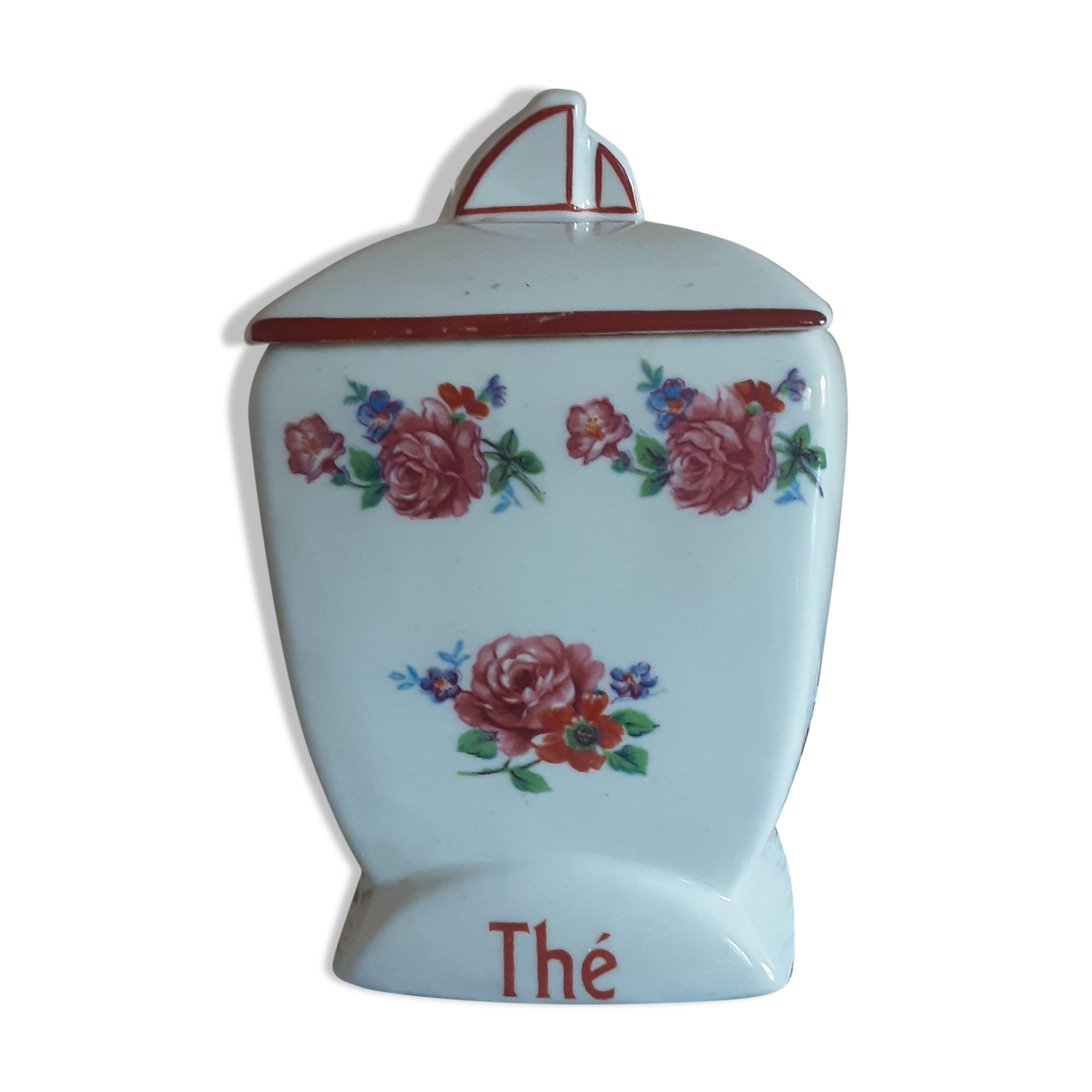 Ancient porcelain tea pot