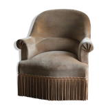 Brown toad chair