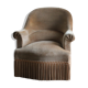 Brown toad chair