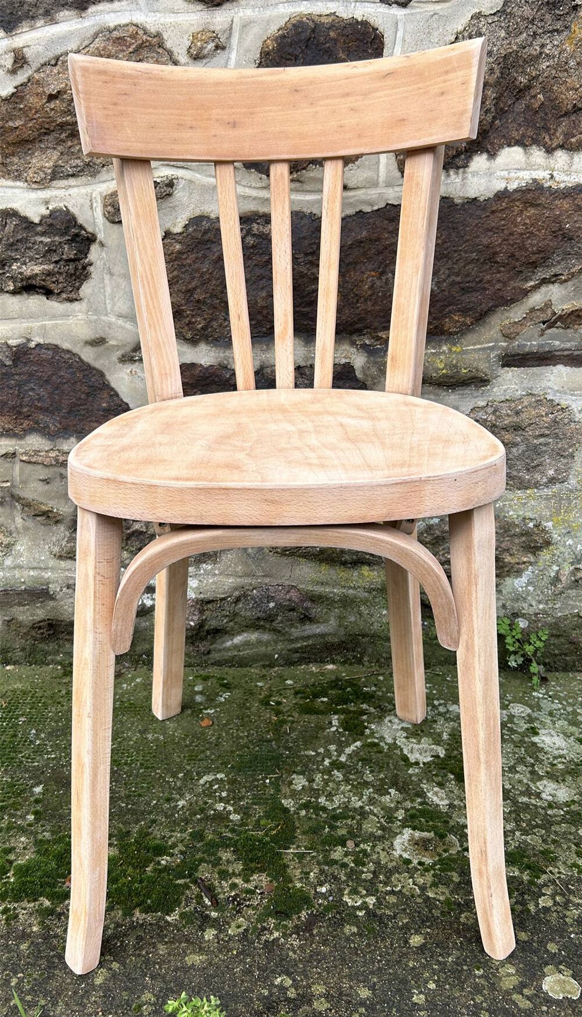 Set of 6 Baumann chairs No. 43, raw wood, ready to paint or sand