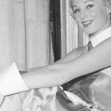 Photo argentique papier baryté noir et blanc ilford 310g 1910 50x50cm PINUP  Tirage récent