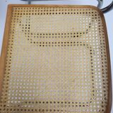 Set of 4 tubular frame and cane dining chairs by Marcel Breuer, 1970s