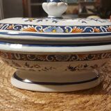 Rouen earthenware soup tureen