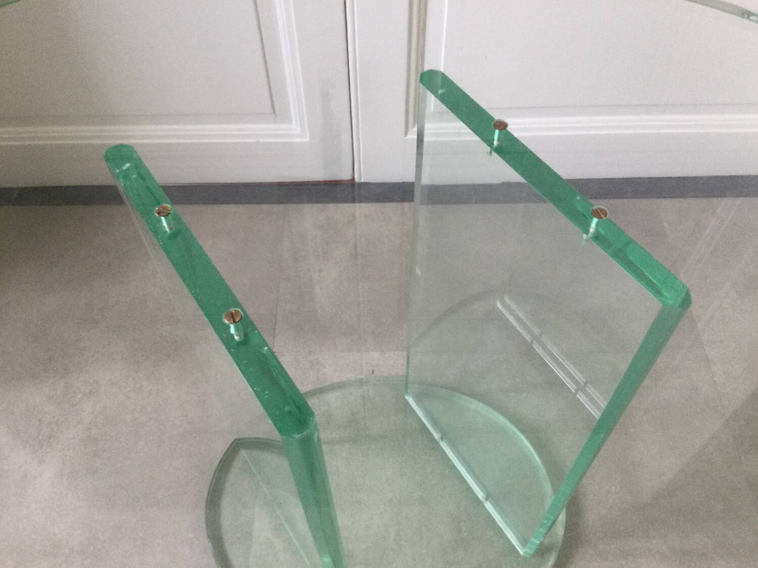 Vintage plexiglass coffee table