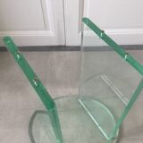 Table basse plexiglass vintage