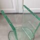Vintage plexiglass coffee table