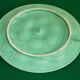 Plat à huîtres en faïence vert aqua/turquoise de Procéram d’époque 1950