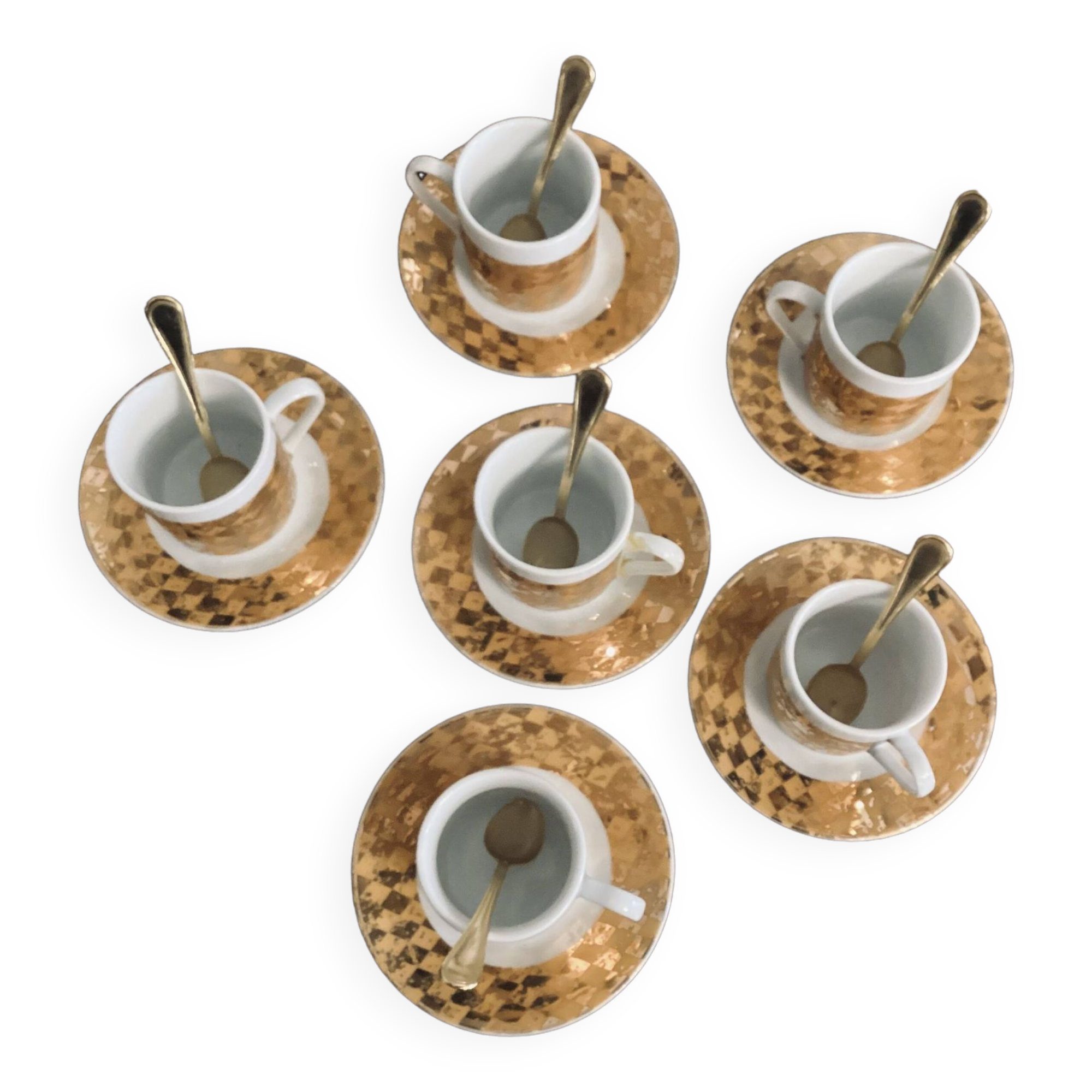 Service café ancien italien