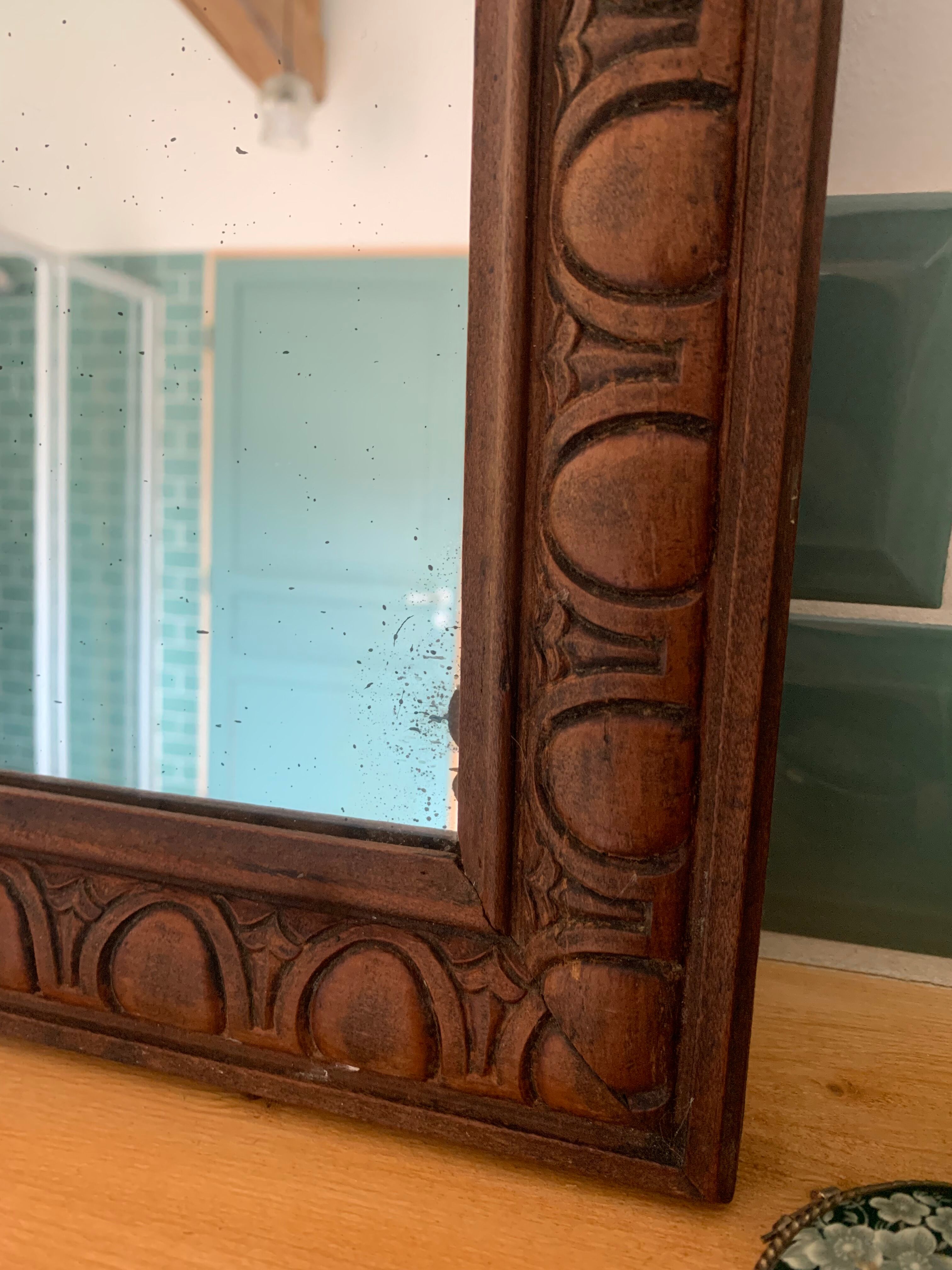 Vintage art deco mirror