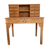 Magnificent Art Deco style secretary desk in old wood