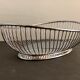 Stainless steel bread basket or fruit basket, Alfra Italy