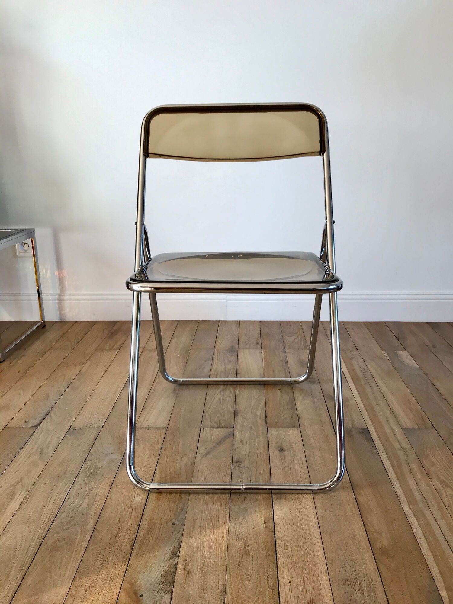 Pair of space age folding chairs, Italy 1967