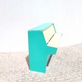 Miniature toy piano green 1950s