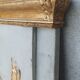Trumeau miroir Empire en bois et stuc